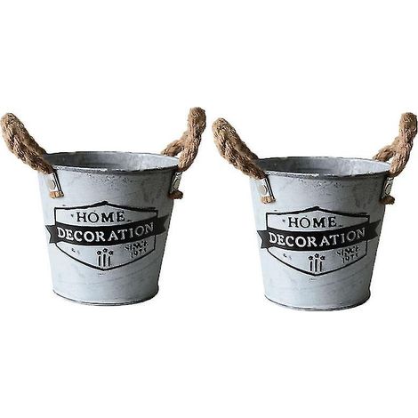2 jardinières en fer