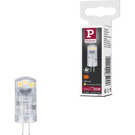 Standard 12V LED culot à ergots G4 pack de 1 200lm 1,8W 2700K Clair Ampoule (1/5)