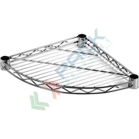 Ripiano Triangolare Stondato per Scaffali Archimede System Ricambi Scaffalature (1/2)