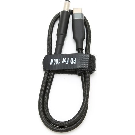 Câble de charge pour ordinateur portable JORINDO TypeC mâle vers DC 5,5 x 2,1 mm PD, adaptateur d'alimentation 100 W (3 mètres) (1/5)