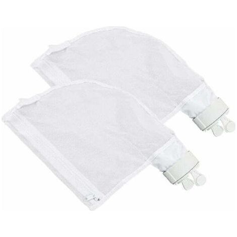 PA Pool-Reinigungsbeutel, 2er-Pack Nylon-Filterbeutel mit Reißverschluss und Ersatzfilter für Polaris 280/480 Poolreiniger (1/4)