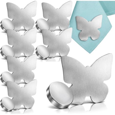 (8X) Poids Nappe magnétique Acier Inoxydable, Fixations Lourdes pinces maintien tissu table (1/5)