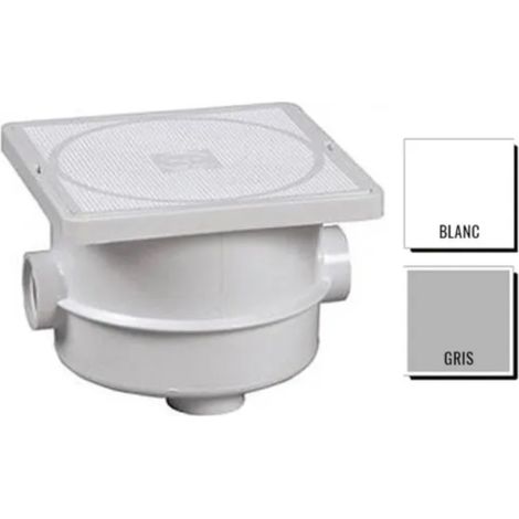 Astral – Boîte de connexion étanche ¾' en ABS blanc – 3 entrées/sorties – Installation facile pour projecteurs compatibles – Dimensions compactes