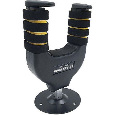 crochet de suspension mural pour guitare acoustique et électrique (noir)-15X10X7.5CM-Black