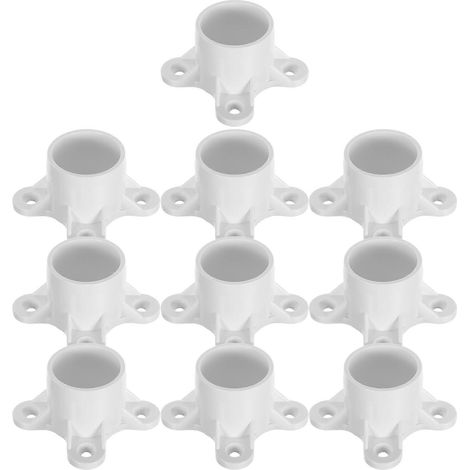 Embouts de pieds de table en PVC, durables et élégants pour la décoration intérieure, 3,0 x 1,4 pouces, 10 pièces par paquet. (1/5)
