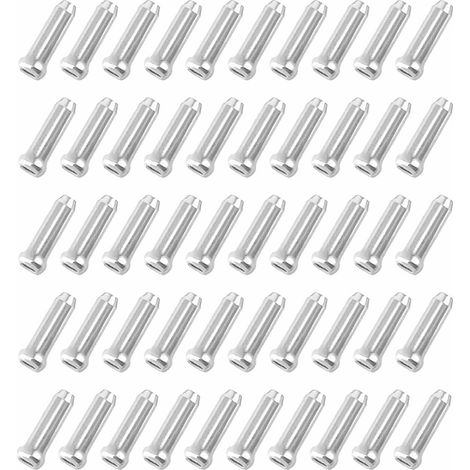 Embouts de Câble de Frein, Câbles Et Gaines De Frein Vélo,Embouts De Câble De Vélo,Embouts De Frein De Vélo, Argent (1/5)