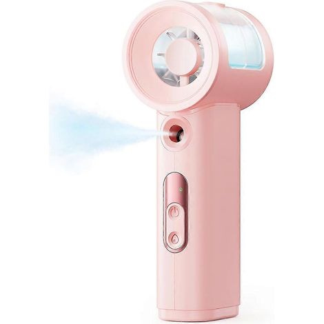 À main misting ventilateur turbo mister ventilateurs mini eau spray brume à principal pour outdoors beach vacation (1/5)