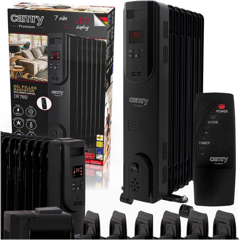 Camry CR 7820 Ölradiator schwarz 2500 W (1/5)