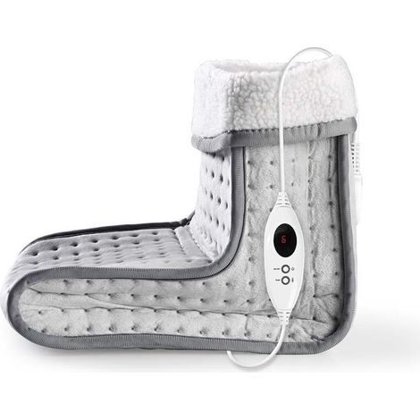 Nedis PEFW110CGY Calienta-pies eléctrico gris confortable