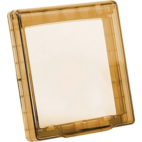 Boîtier étanche pour interrupteurs et prises murales, type 86, protection anti-éclaboussures, protection pour prises de courant de restaurant ou de bureau-clear yellow (1/5)