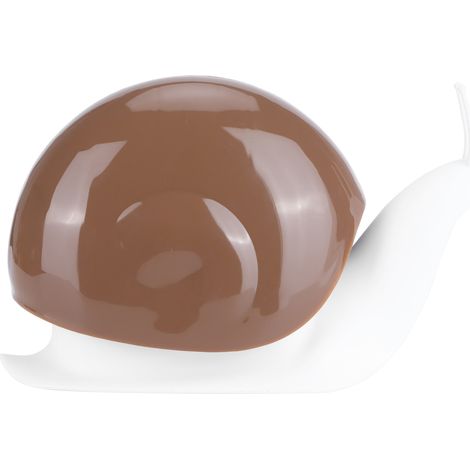 Distributeur de savon en forme d'escargot, distributeur de savon pour les mains, distributeur de lotion cosmétique, flacons vides de gel douche/shampoing/lotion, marron. (1/5)