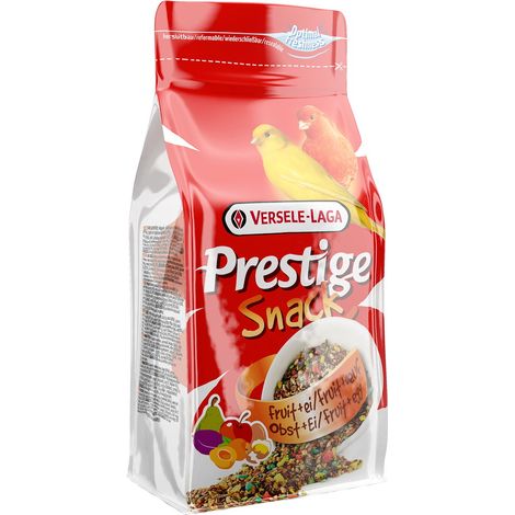 Versele Laga Prestige Snack Kanarienvögel 125g – ein Leckerbissen mit Keksen und Früchten für Kanarienvögel
