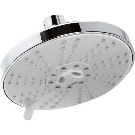Pommeau de douche rond 4 jets chrome en abs