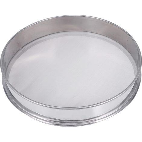 35cm Rundes Edelstahlsieb mit Feinmaschigem Gewebe Tragbares