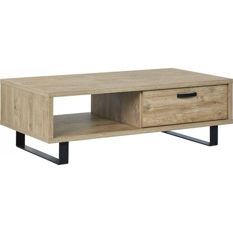 Table basse style industriel Virgile (1/4)