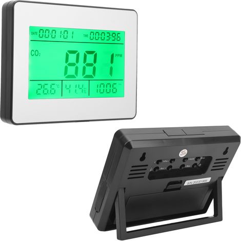 TL-2000A Appareil multifonctionnel de mesure du CO2, de la température et de l'humidité, moniteur de qualité de l'air, prise secteur 100-240 V. (1/5)