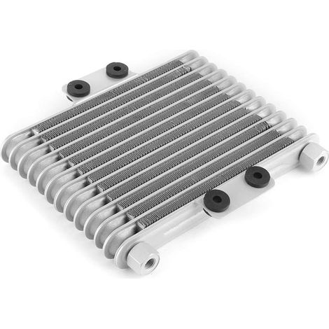 Kit de Refroidisseur d'huile Moteur, Refroidisseur d'huile Moteur avec Accessoires d'installation, Radiateur de Refroidisseur d'huile de Moto en Alliage d'aluminium à 13 (1/4)