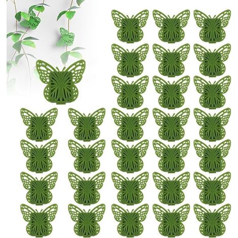 30-teiliges Set unregelmäßiger, selbstklebender, unsichtbarer Rankhilfenclips (1/5)