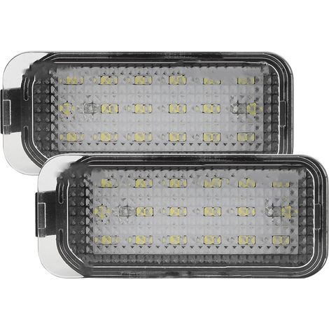Plaque d'immatriculation LED 12V 3200K 18 ampoules, paire de feux de plaque pour Focus DYB 10-DC12V (1/5)