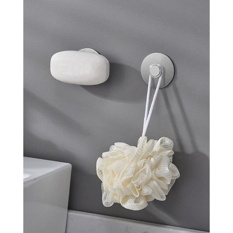 2 magnetische Seifenhalter für Seifenstücke, Seifenhalter aus Edelstahl für Duschwand und Küche/Badezimmer, leicht zu reinigen, selbstentleerend (1/5)