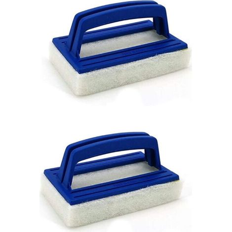 Cepillos de esponja para piscina, 2 piezas, para limpieza de piscinas y accesorios, para limpiar paredes de piscinas, spas y bañeras. (1/4)