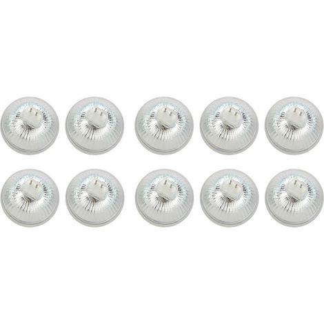 Lot de 10 ampoules LED MR16 GU5.3 220V blanc jour 60 SMD 4W à économie d'énergie (1/5)
