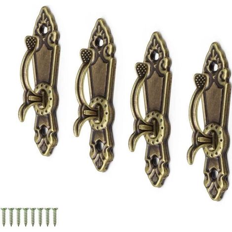 Embrasses à Rideaux - Rétro - 4 Pcs - Alliage de Zinc - Décoratif - Polyvalent (1/4)