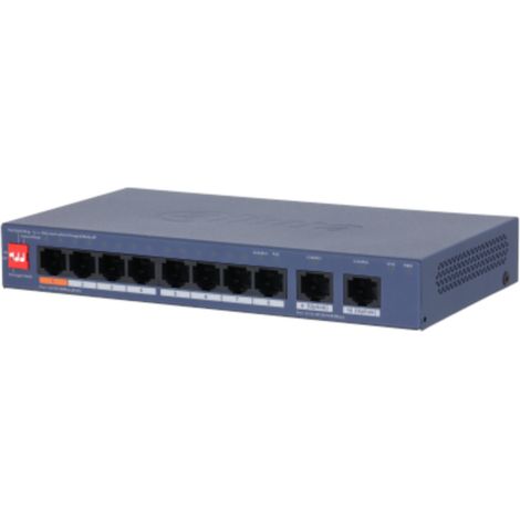 Dahua 10 Porte Cloud Managed Desktop Switch 8 Porte PoE CS4010-8ET2GT-60