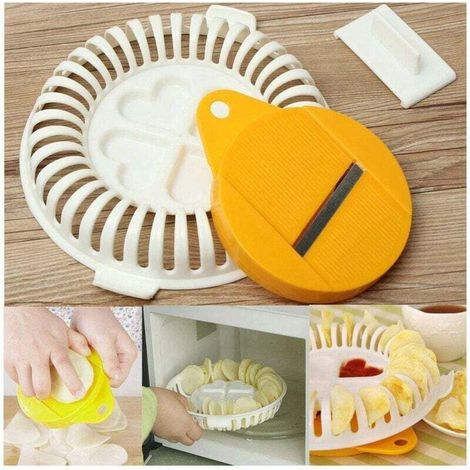 Micro Pomme Pomme de terre végétale Crisp Chip Slicer Maker