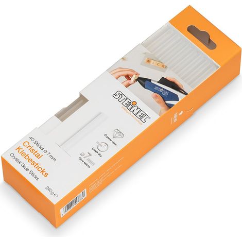Steinel 006594 Stick colla a caldo 7 mm 150 mm Trasparente 240 g 40 pz. (1/5)