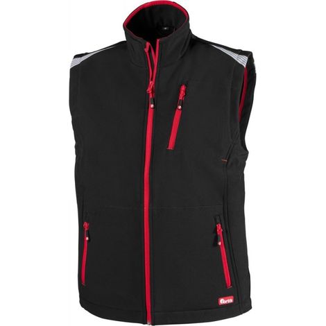 Vest Fortis 24, Nero / Rosso Taglia 4Xl (1/3)