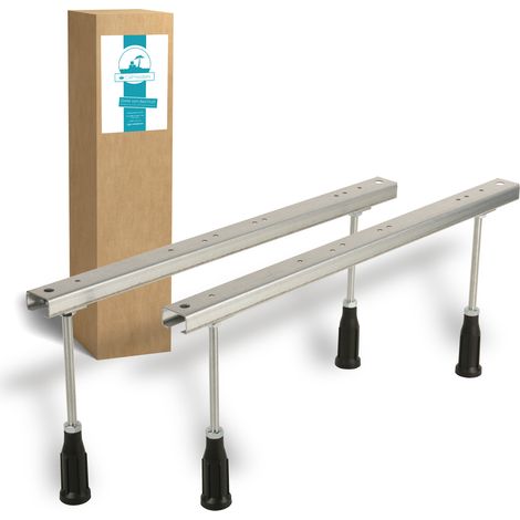 Calmwaters® Wannenfuß Universal für Acrylbadewannen, 4 höhenverstellbare Standfüße aus verzinktem Stahl, 175 - 230 mm, Wannenfüße für Acrylwannen, 03SL3486