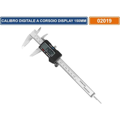 CALIBRO DIGITALE A CORSOIO CON DISPLAY LCD 150MM (1/4)