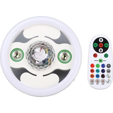 musicale LED Bluetooth avec double haut parleur sans fil 48