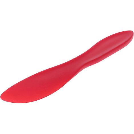 Spatule à pâte résistante à la chaleur, raclette à pain antiadhésive, spatule à beurre, outil de pâtisserie rouge