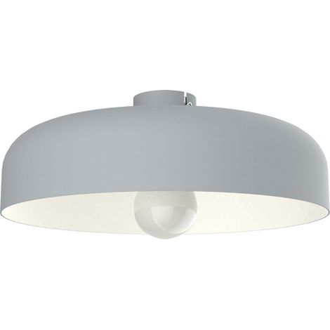 LUMICOM  TUZZI Plafoniera, 1xE27, max 42W, metallo, grigio/bianco, D.40cm (1/3)