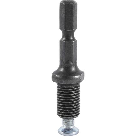Adattatore per mandrino per trapano a percussione elettrico con attacco esagonale, filettatura 3/8"-24UNF con vite -Crezuo