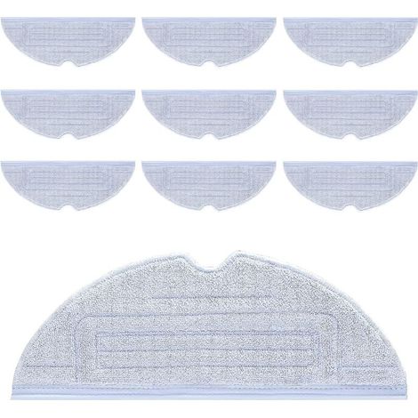 Almohadillas de repuesto para mopa Roborock S7, juego de 10 almohadillas de repuesto para aspiradoras Roborock S7/S7 Plus/S7 MaxV/S7 MaxV Plus/S7 MaxV Ultra/S7 Pro Ultra, paños de microfibra lavables. (1/5)