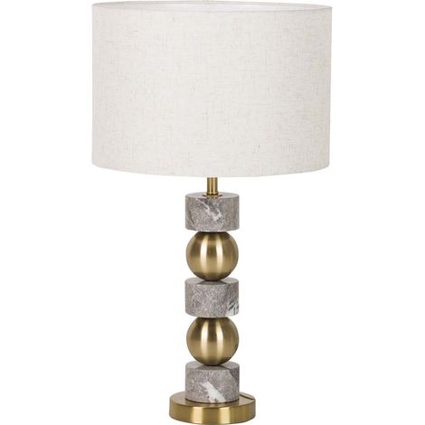 Tischlampe aus Metallmarmor 35X35X61 cm (1/5)