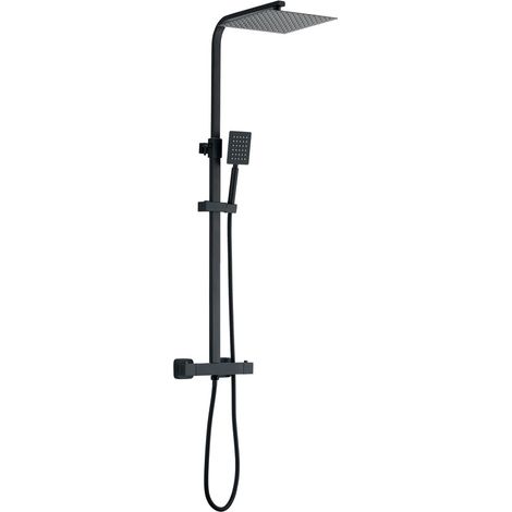 Set doccia termostatico Modello Boal colore nero