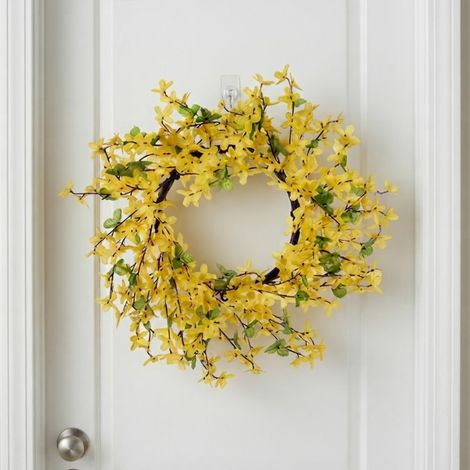 Forsythia Decorative Autumn Door Wreath (1/2)
