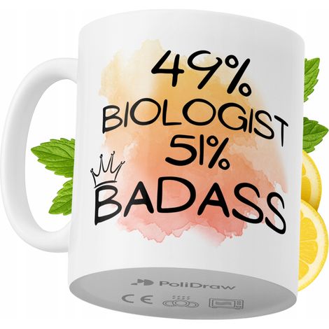 Lustige Tasse für Biologen – Kaffee- oder Teetasse mit witzigem Textdesign – ideal für Geburtstage, Namenstage, Feiertage und besondere Anlässe. Hochwertige Tasse für Zuhause, Büro und Arbeit. Farbe: (1/5)