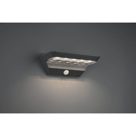 Applique LED, plastica, antracite, 22x9x12,5 cm, Mendoza
