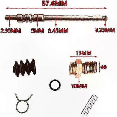 Kit de Réparation Carburateur pour Scooter 125cc - Pièces Flotteur et Membrane (1/5)
