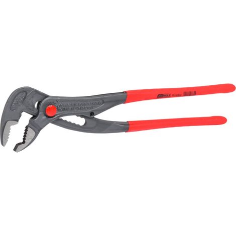 Kstools – Pince multiprise à verrouillage 61,5 mm – Acier au chrome vanadium – Protection anti-pince-doigts – Réglage précis par bouton crémaillère (1/4)