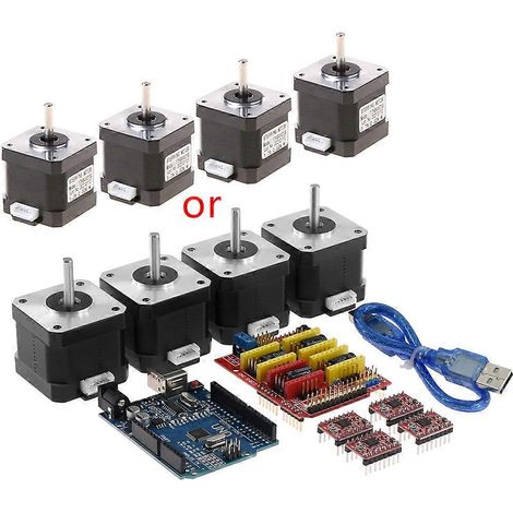 3D-Drucker Nema17 Schrittmotor 42 Motor + CNC S7 Schrittmotor 42 Motor Kit