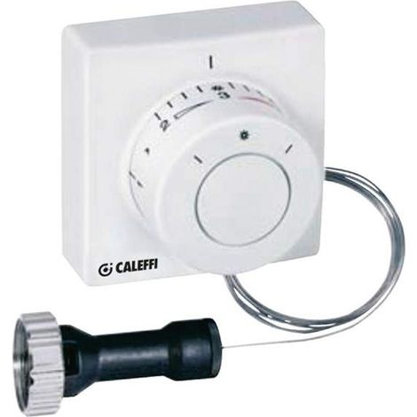 Thermostatische Steuerung mit Einstellknopf Caleffi 472000  weiß