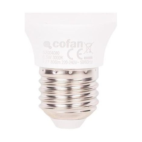 Bombilla led esférica e27 6.5 w 806 lm 3000 k (1/5)