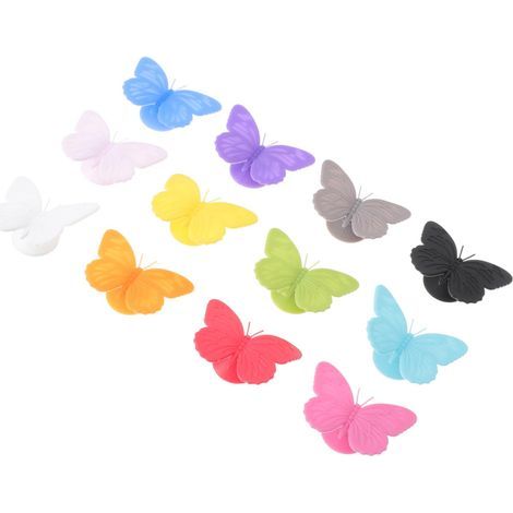 Lot de 12 marqueurs pour verres à vin, marqueurs de boissons en silicone, outil d'identification des verres, breloques originales pour verres à vin (1/5)