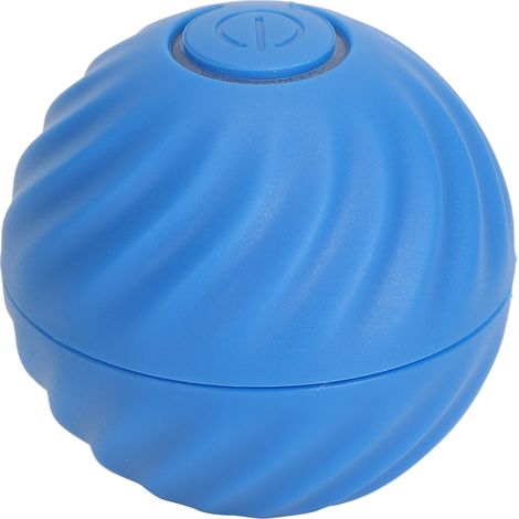 Balle interactive pour chat avec lumière LED, rechargeable par USB, rotation à 360°, balle intelligente pour chiens et autres animaux de compagnie, bleue. (1/5)